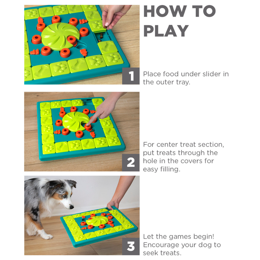 MultiPuzzle Interactive Dog Treat Puzzle Toy
