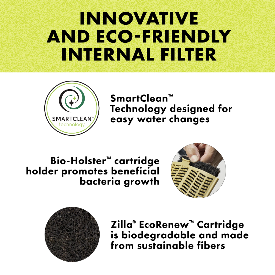 Aquatic Reptile Internal Filter with SmartClean™ Technology