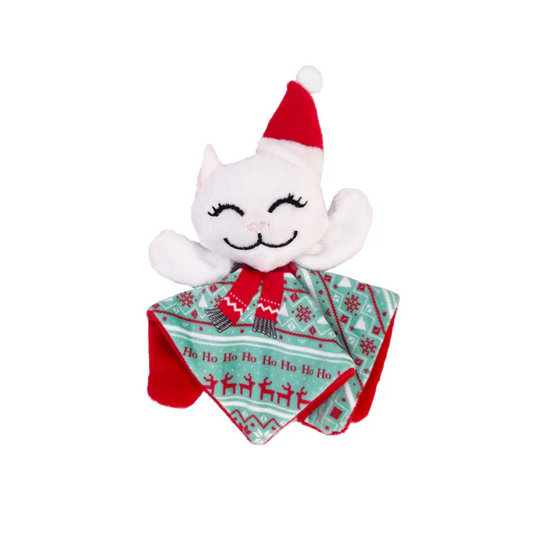 Holiday Crackles Cat Toy - Santa Kitty