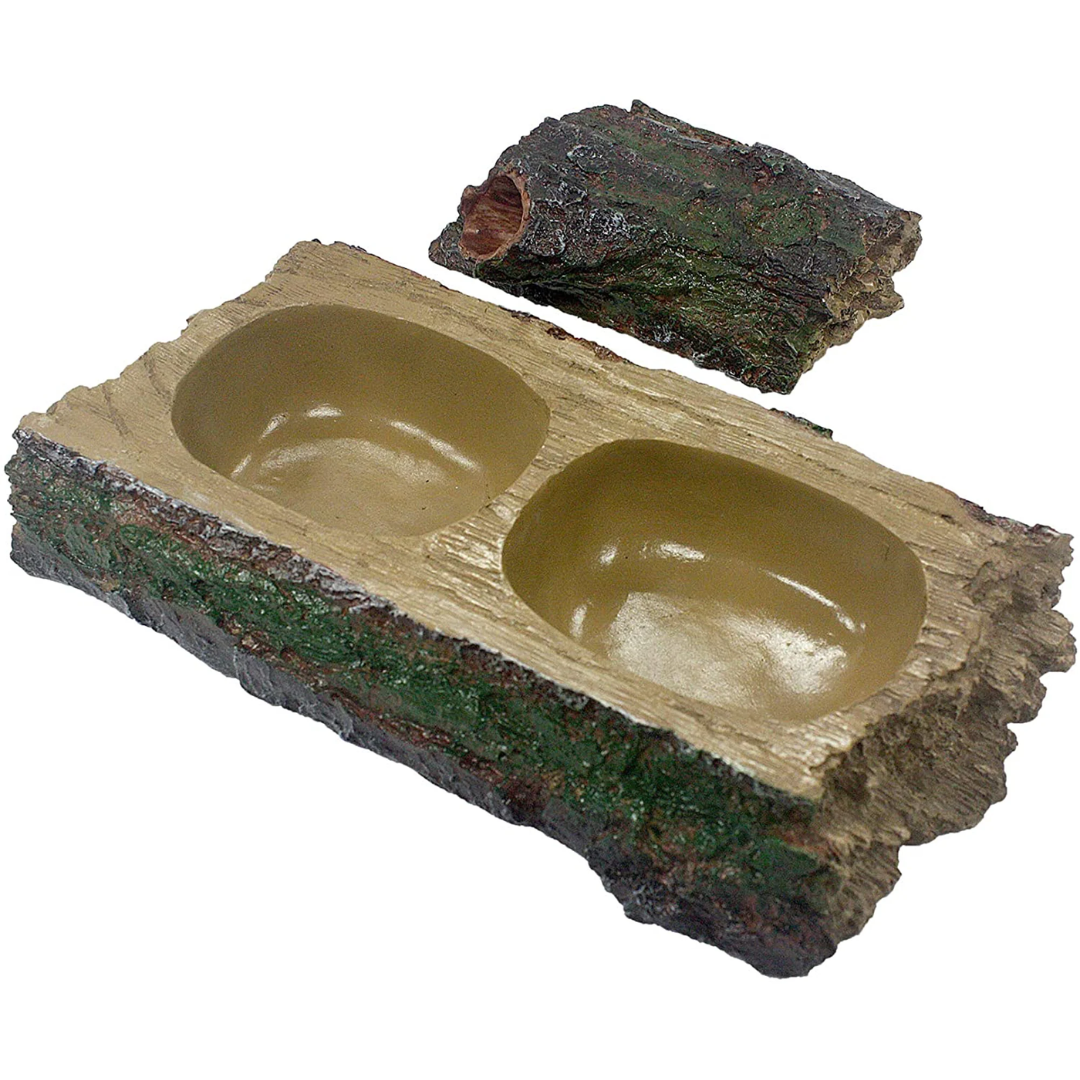 Forest Dual Feeder Bowl