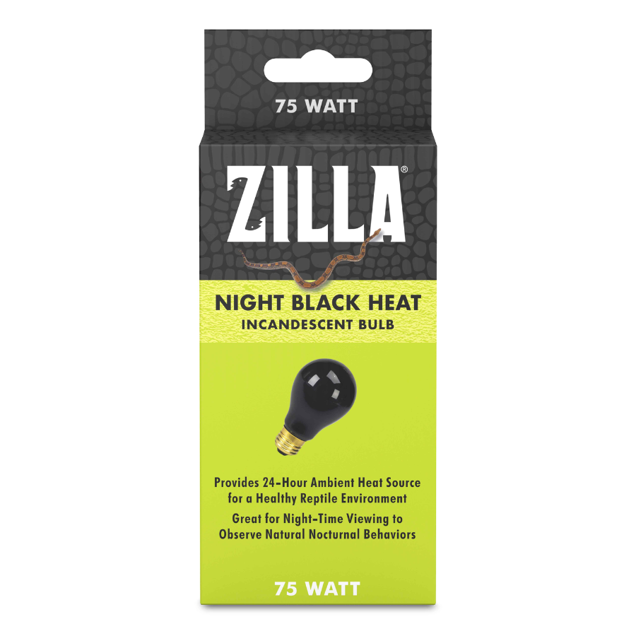 Incandescent Reptile Lighting  - Night Black Heat Bulbs