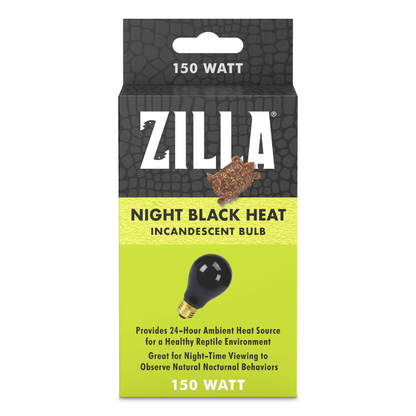 Incandescent Reptile Lighting  - Night Black Heat Bulbs