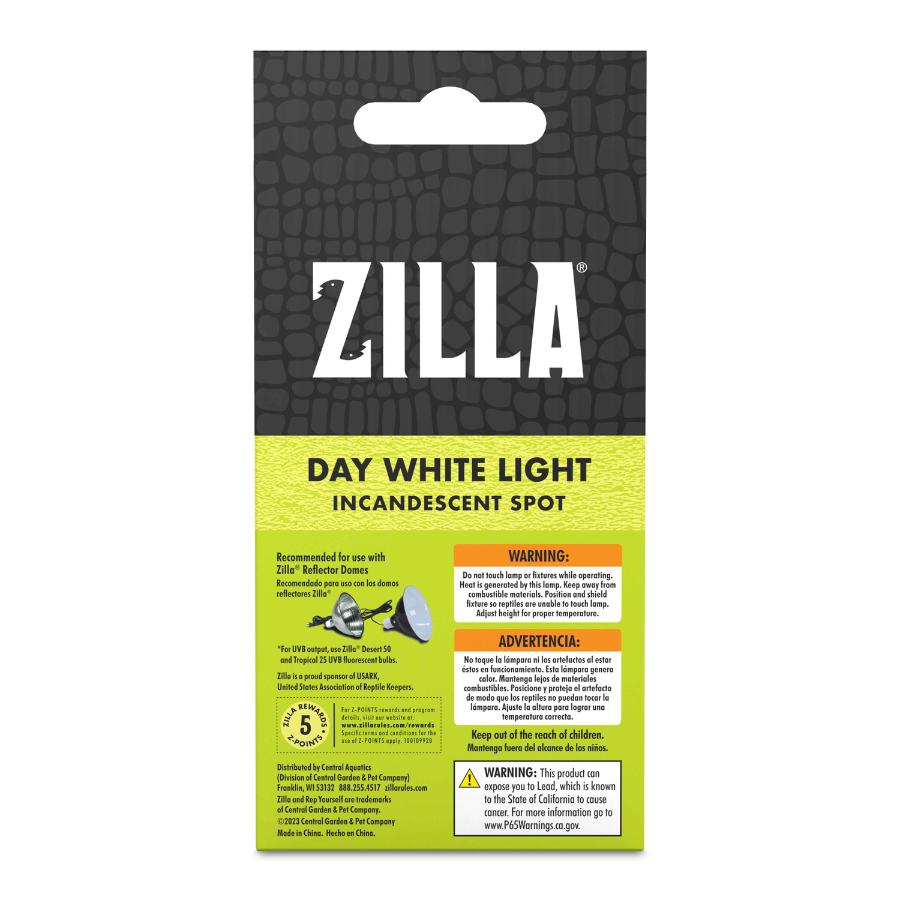 Incandescent Basking Spot Bulbs - Day White Light