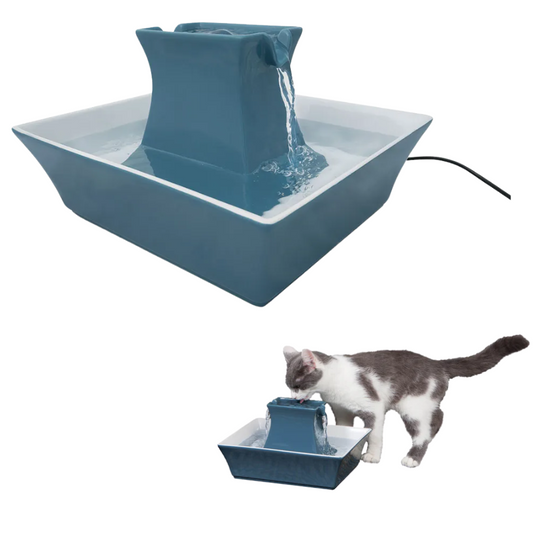 Drinkwell® Pagoda Ceramic Pet Fountain