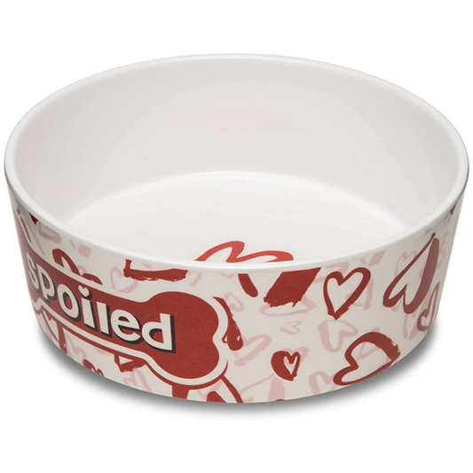 Dolce Moderno Spoiled Bowl With Red Hearts