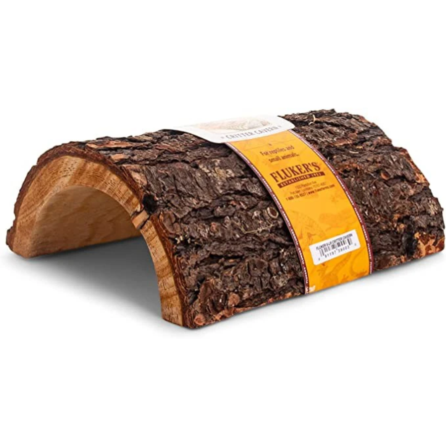 Critter Cavern Half-Log for Reptiles and Small Animals