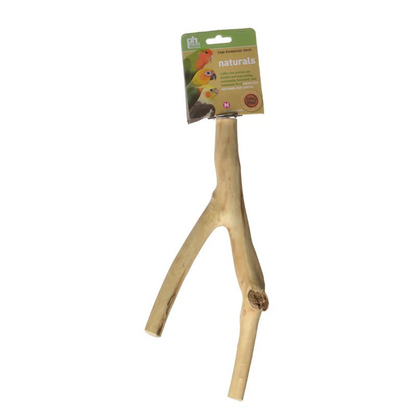 Prevue Naturals Y-Branch Coffee Wood Perch