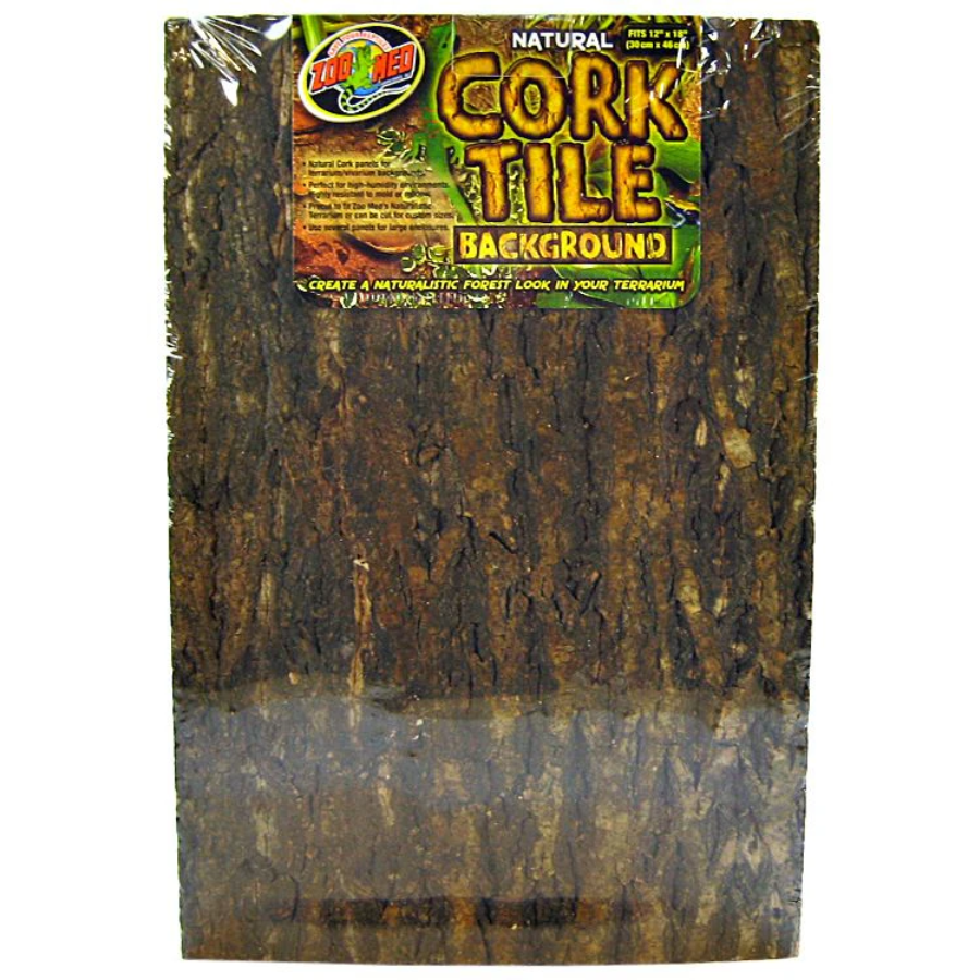 Natural Cork Tile Background for Terrariums