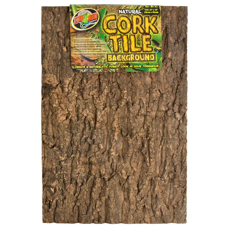 Natural Cork Tile Background for Terrariums