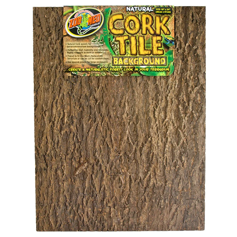 Natural Cork Tile Background for Terrariums