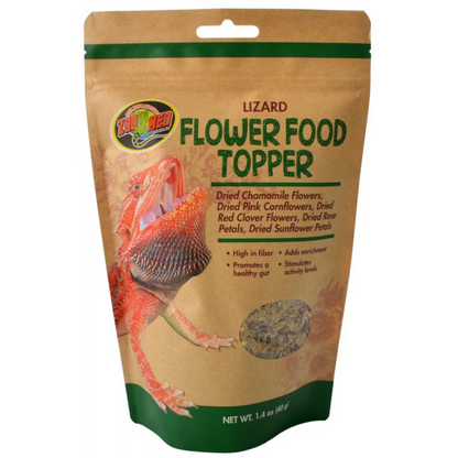 Lizard Flower Food Topper