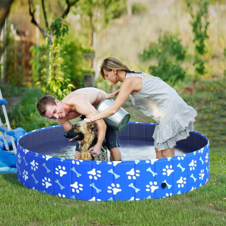 Foldable Pet SwimmingPool - Portable Bathing Tub