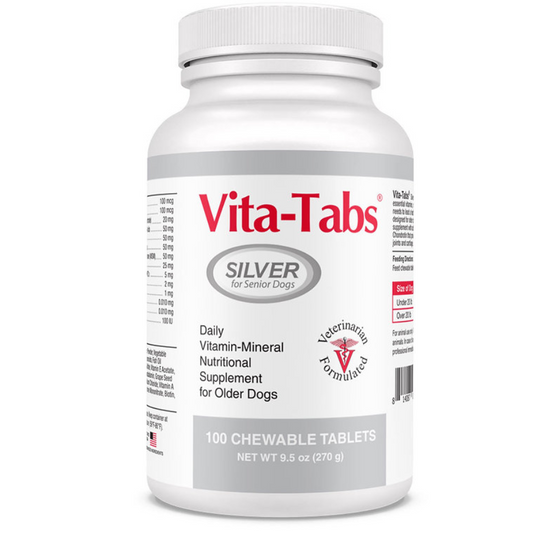 Vita-Tabs Silver For Senior Dogs Daily Vitamin-Mineral Nutritional Supplement