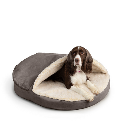 Cozy Cave® Luxury Orthopedic Round Dog Bed - Microsuede Collection