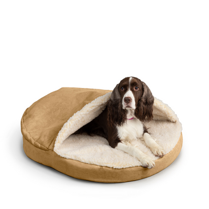 Cozy Cave® Luxury Orthopedic Round Dog Bed - Microsuede Collection