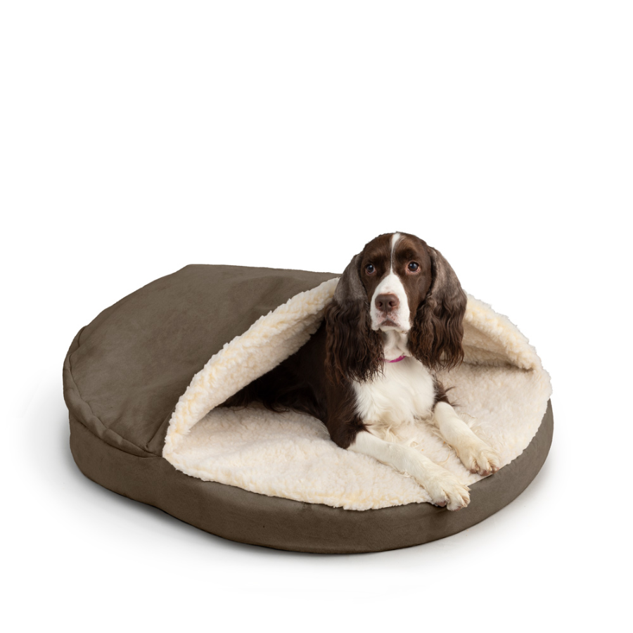 Cozy Cave® Luxury Orthopedic Round Dog Bed - Microsuede Collection