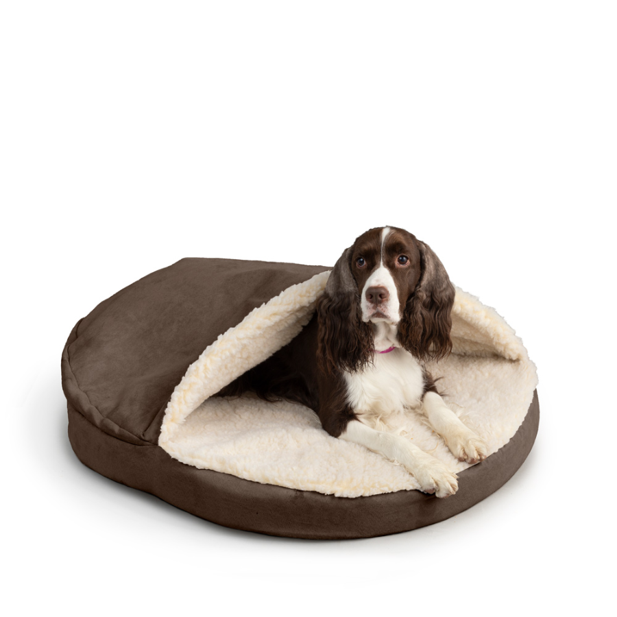 Cozy Cave® Luxury Orthopedic Round Dog Bed - Microsuede Collection