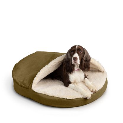 Cozy Cave® Luxury Orthopedic Round Dog Bed - Microsuede Collection