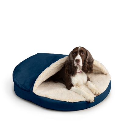 Cozy Cave® Luxury Orthopedic Round Dog Bed - Microsuede Collection